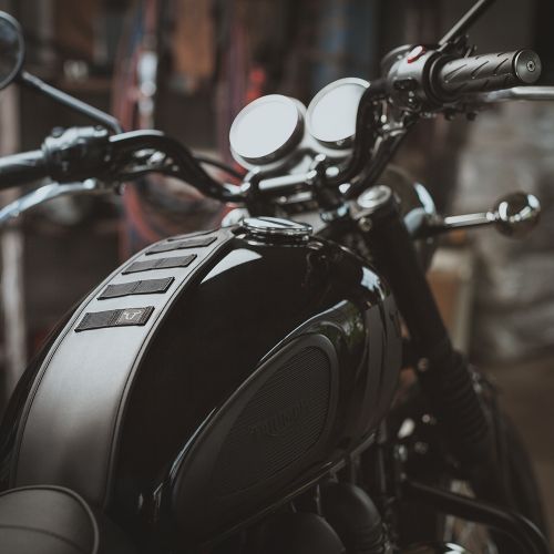 Motorcycle Tank Straps for Triumph