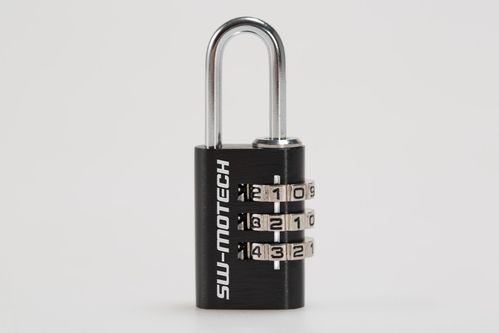Lock for motorcycle luggage