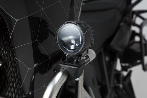 Crash bar clamps for lights