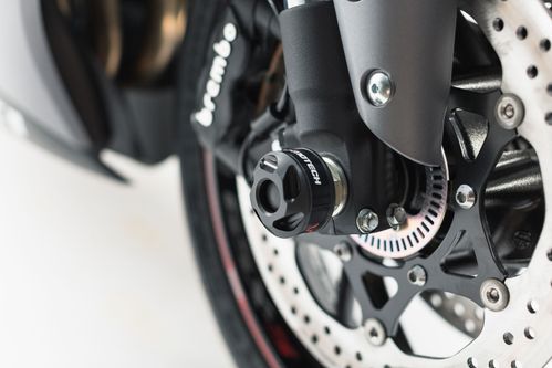 Slider set for front axle