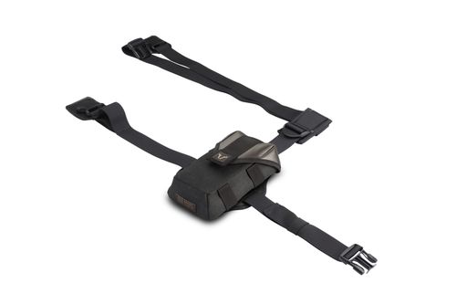 Holster LA7 with LA1. 0,8 l. Black/Brown.