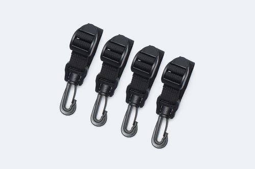 Width: 20 mm. Length: 2x 37 cm and 2x 70 cm.