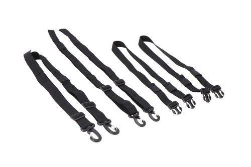 Set of 5 straps in various lengths.