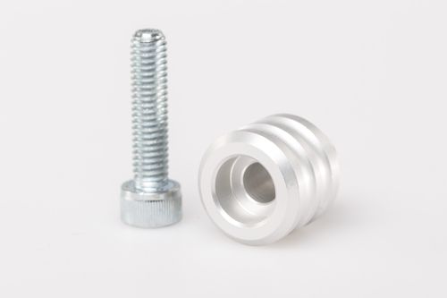 15 mm d'extension. Aluminium. Gris. Universel.
