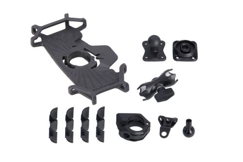 Incl. 2" socket arm, for handlebar/mirror thread