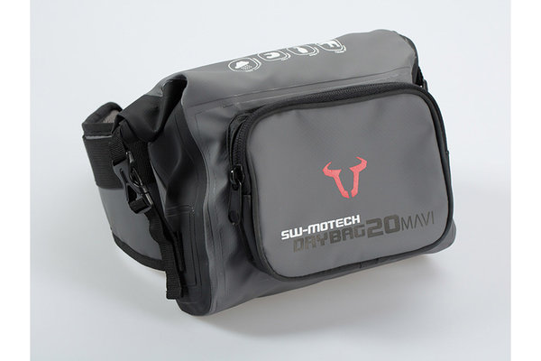 Drybag 20 hip pack 2 l. Grey/black. Waterproof.