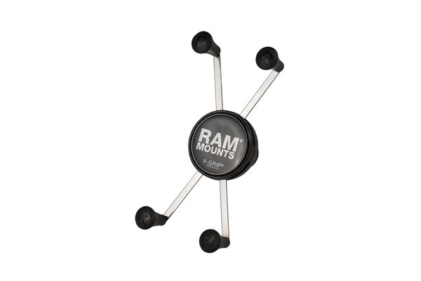 Support phablet RAM X-Grip IV Boule 1" pour bras RAM. Largeur de 4.4 à 11.4 cm.