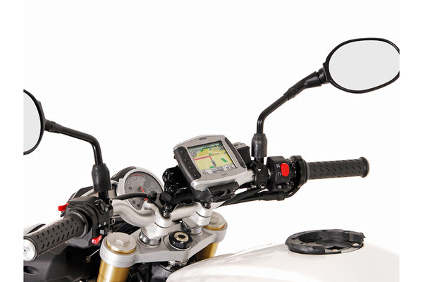 GPS mount for handlebar Black. Kawasaki /KTM /Suzuki / Triumph models.