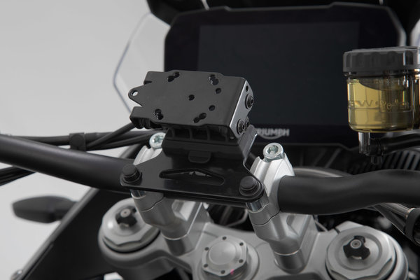 GPS mount for handlebar Black. Honda / Suzuki / Triumph models.