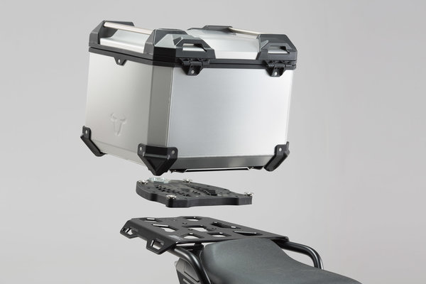 TRAX ADV top case system Silver. Honda VFR1200X Crosstourer (11-).