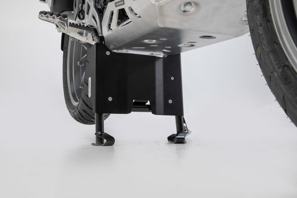 Engine guard extension for centerstand Black. BMW R 1200 GS (12-18), R 1250 GS (18-).