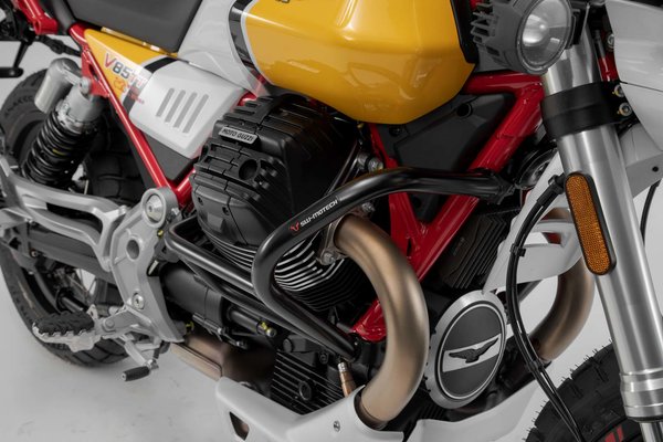 Crashbars Noir. Moto Guzzi V85 TT (19-).
