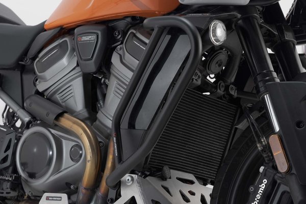 Protecciones laterales de motor Negro. Harley-Davidson Pan America (21-).