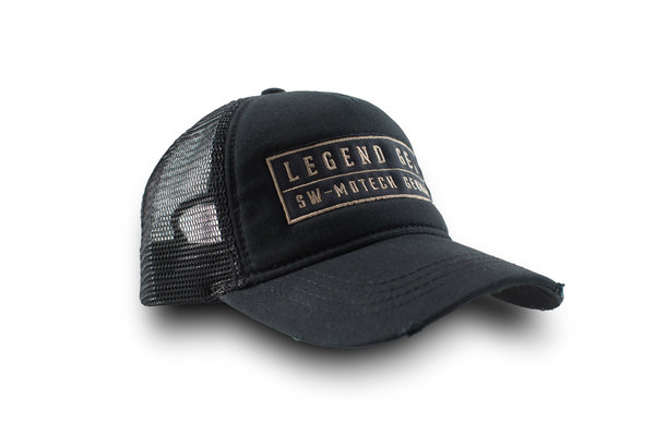 Legend Gear cap Black. 100 % cotton. Mesh side. One size.