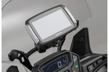 Color Negro SW Motech GPS.07.447.10101 Soporte para Navi de extraíble en la Cabina para BMW R 1200 GS R12 2008   2012