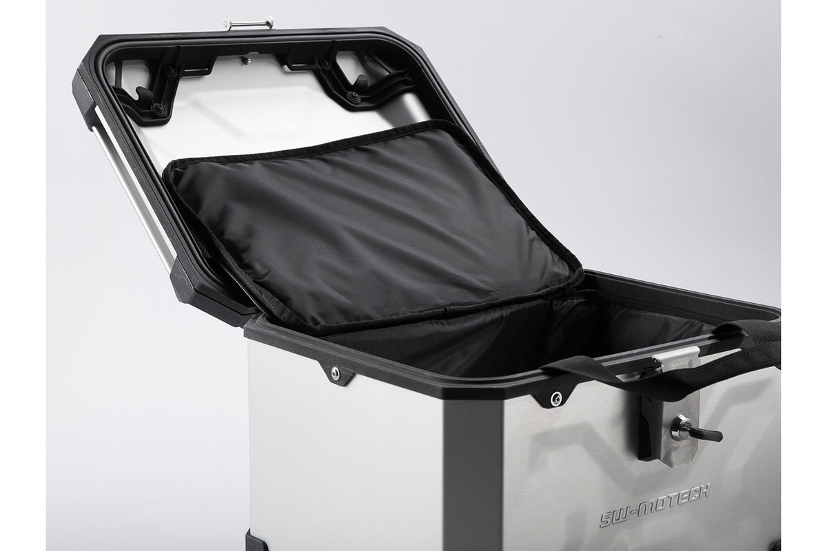 TRAX ADV top case passenger backrest For TRAX ADV top case. Black.