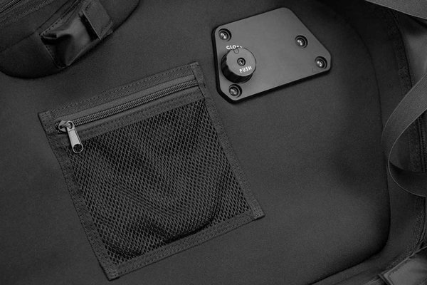 AERO ABS side case set 2x 25 l. ABS plastic. Black.
