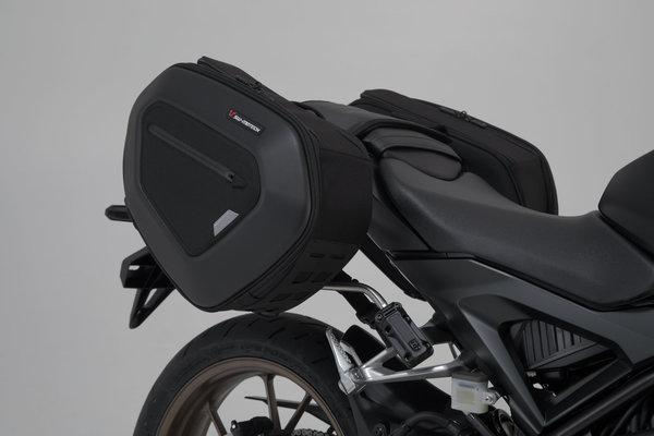 PRO BLAZE H saddlebag set Black. Honda CB125R (17-).