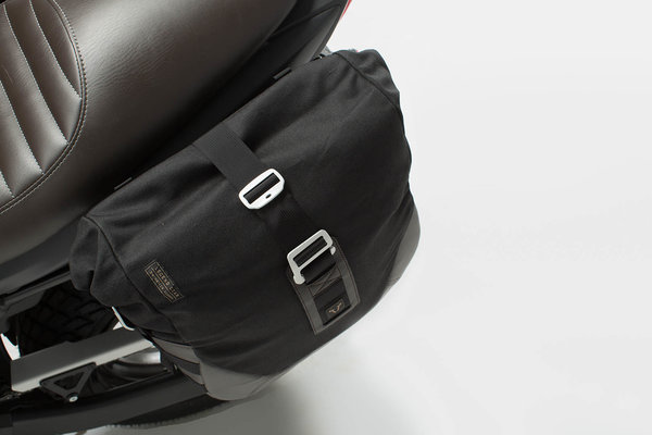 Legend Gear side bag system LC Black Edition Suzuki SV650 ABS (15-) / SV650 X (18-).
