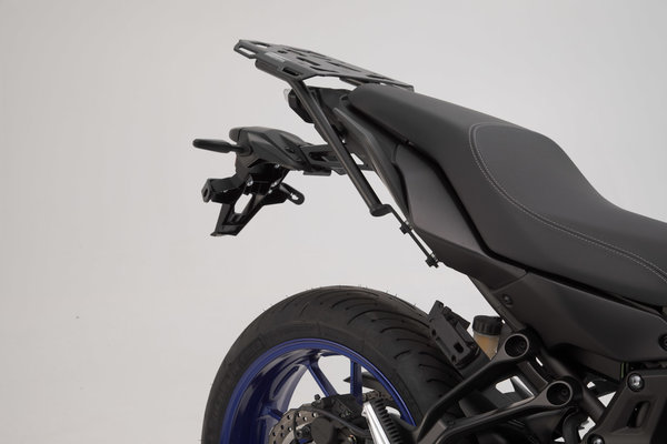 Sacoches latérales BLAZE Noir/Gris. Yamaha MT-07 / Moto Cage / Tracer.
