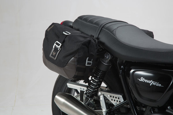Legend Gear side bag system LC Black Edition Triumph Street Twin (16-) / Cup (16-).
