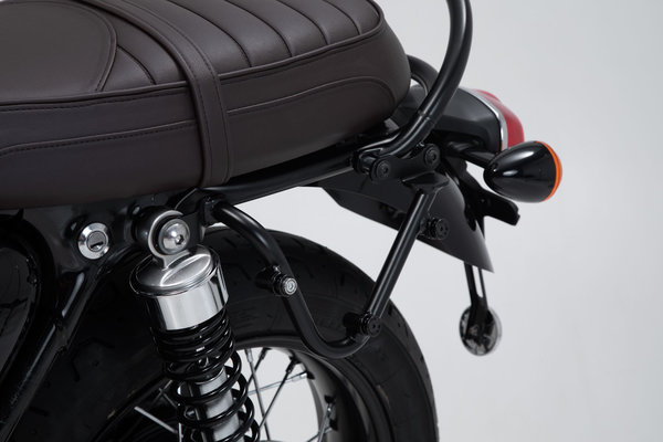 Legend Gear side bag system LC Black Edition Triumph Bonneville T100 (16-) / T120 (15-).