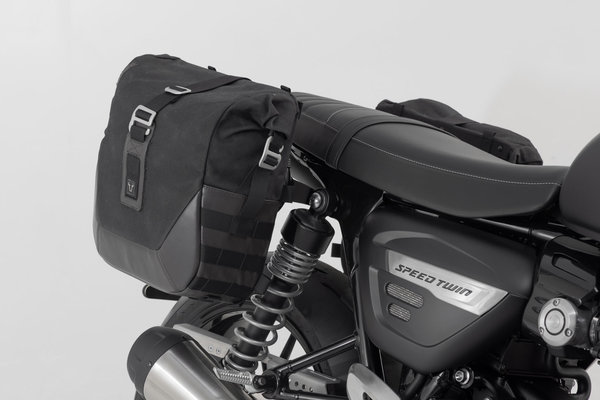 Legend Gear side bag system LC Black Edition Triumph Speed Twin 1200 (18-).