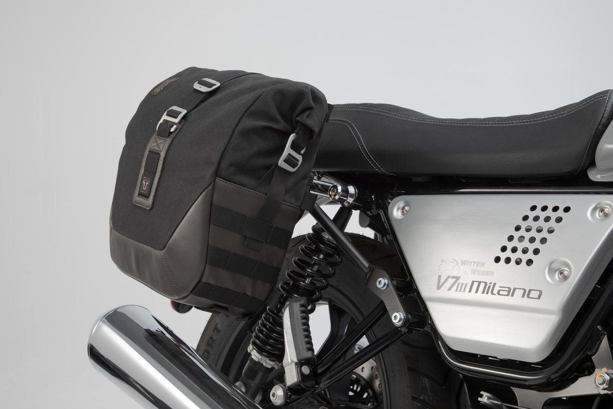 Legend Gear Side Bag Set, Black - Moto Guzzi V7 Iii (16-) - Sw-Motech