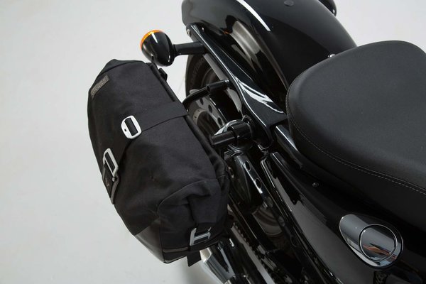 Legend Gear side bag system LC Black Edition Harley-Davidson Sportster models (04-).