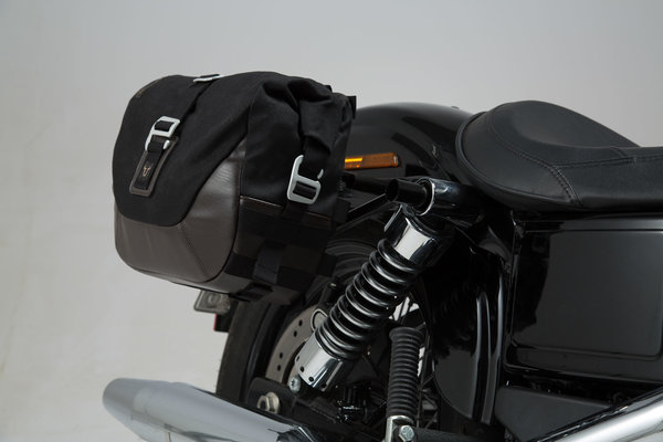 Legend Gear set sacoches lat. LC - Black Edition Harley-Davidson Dyna Wide Glide (09-17).