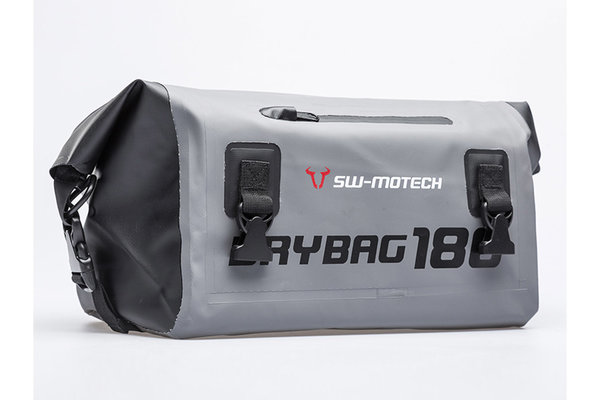 Drybag 180 tail bag 18 l. Grey/black. Waterproof.