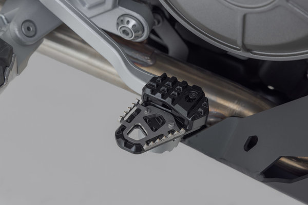 Extension for brake pedal Black. Aprilia Tuareg 660 (21-).