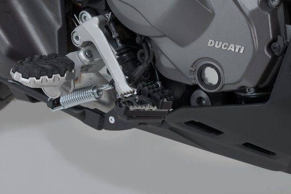 Extension de pédale de frein Noir. Ducati Multistrada 950/1200/1260/V2/V2S.