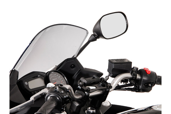 Support GPS pour guidon Noir. Modéles Honda / Triumph / Yamaha.