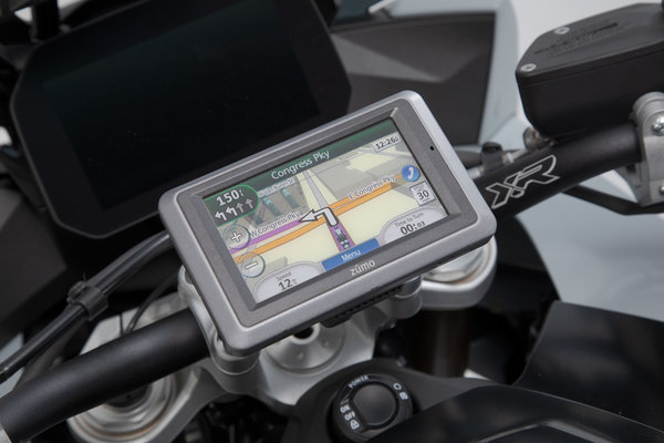 GPS mount for handlebar Black. BMW models.