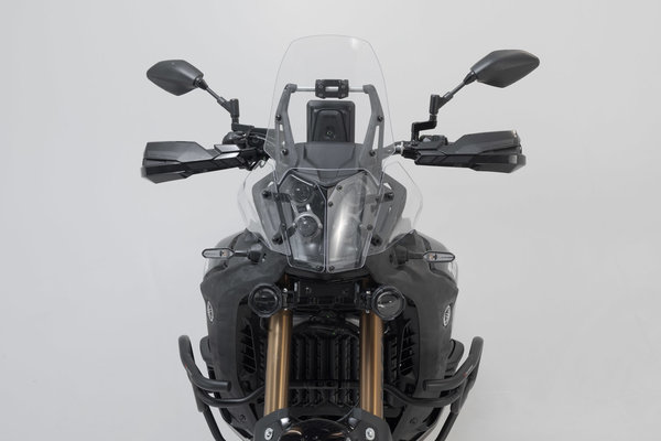 Kit de fixation pour protège-mains Noir. MV Agusta Brutale 800, Yamaha, Voge.
