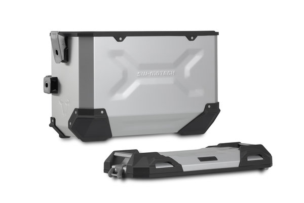TRAX ADV aluminium case system Silver. 37/45L. Voge 650 DS/X (22-).
