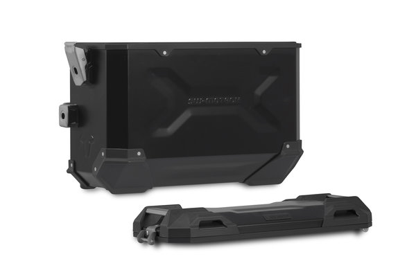 TRAX ADV aluminium case system Black. 37/37 l. MT-09 Tracer / 900 Tracer (14-18).