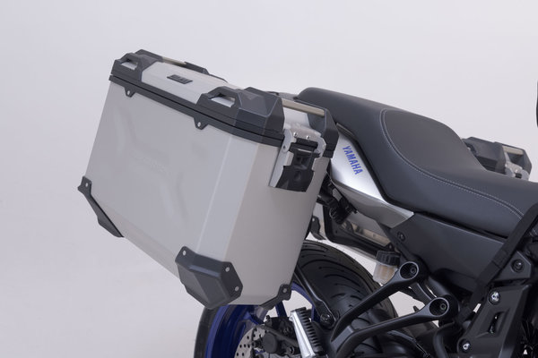 TRAX ADV aluminium case system Silver. 45/45 l. Yamaha MT-07 Tracer (16-).