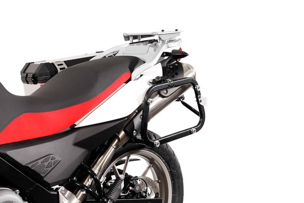 Supports valises EVO Noir. BMW F 650 GS (-07), G 650 GS (11-15).