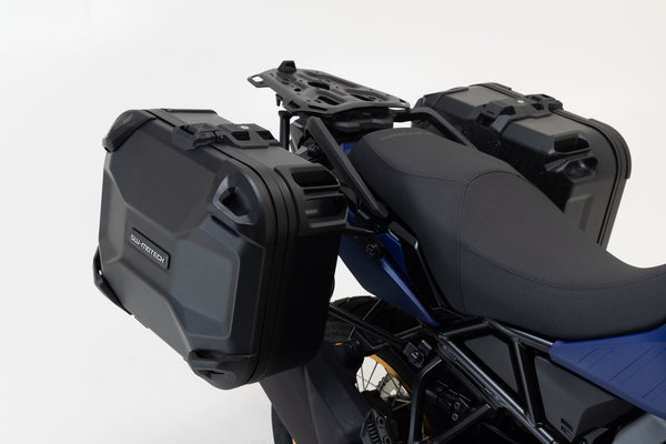 Sistema de maletas rigidas DUSC Negro. 33/41 l. BMW F 800/700/650GS (07-18).