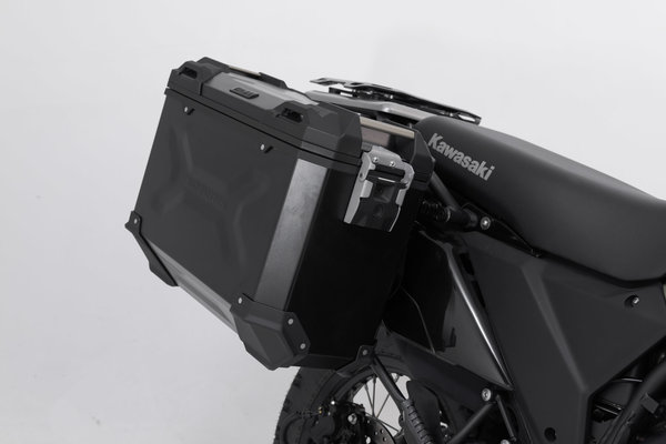 TRAX ADV aluminium case system Black. 45/37 l. Kawasaki KLR 650 (22-).