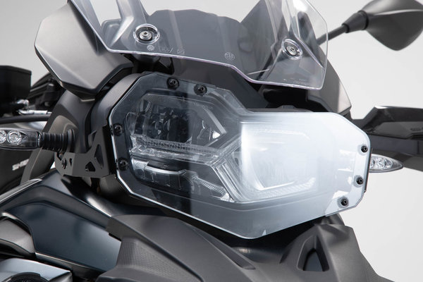 Protector de luces delanteras Soporte con panel de PVC. BMW F750/850GS (17-).
