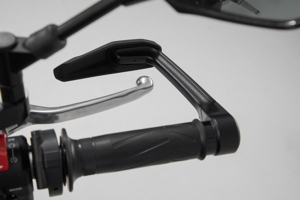 Lever guards with wind protection Black. Yamaha MT-07 / MT-09 / MT-10.