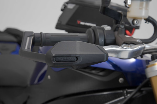 Lever guards with wind protection Black. BMW S 1000 R (16-), R nineT / Pure (20-).