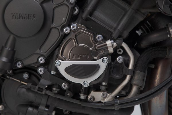 Engine Case Protector Black/silver. Yamaha MT-10 / SP (16-).