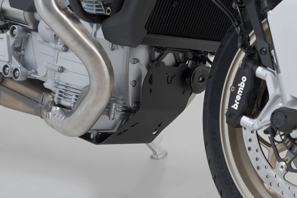 Sabot moteur Noir. Moto Guzzi V100 Mandello/S (22-).
