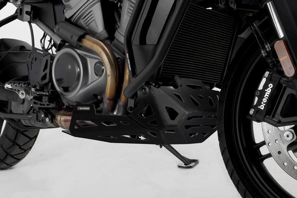 Sabot moteur Noir. Harley-Davidson Pan America (21-).