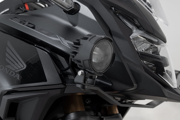 Support pour feux additionnels Noir. Honda CB500X (18-), NX500 (23-).