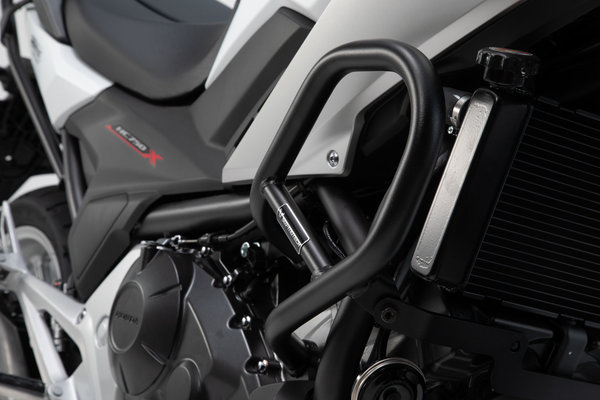 Protecciones laterales de motor Negro. Honda NC700 (11-14), NC750 (14-).